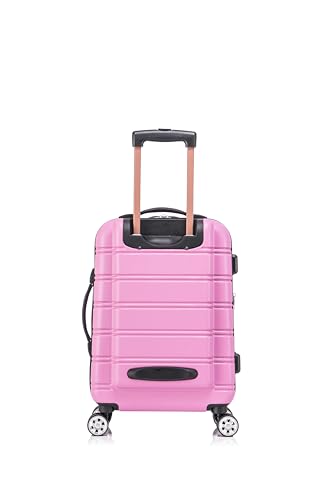 Rockland Melbourne Hardside Expandable Luggage with Spinner Wheels, 2TONENAVY, 2 Piece (20/28)