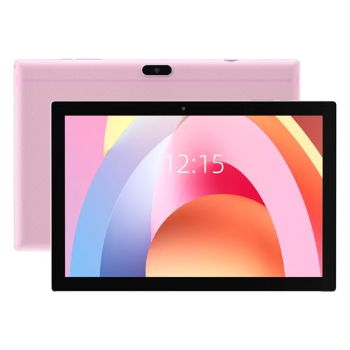 Tablet 2 in 1 Tablets 10 inch Android 14 Tablet Set with Keyboard Case Mouse Stylus Film, 8GB+64GB Tablets 10.1
