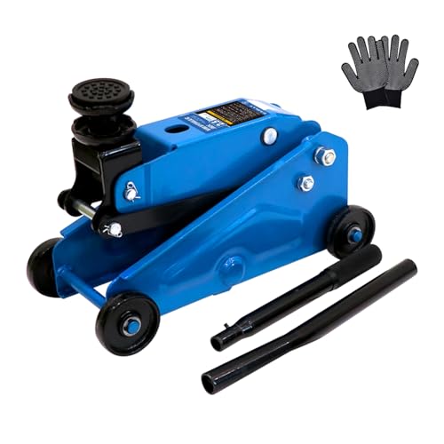 Mini Hydraulic Jack 2.5 Ton (5500lbs)/Floor Jack with Heightening Gasket,Lifting Range 4.13