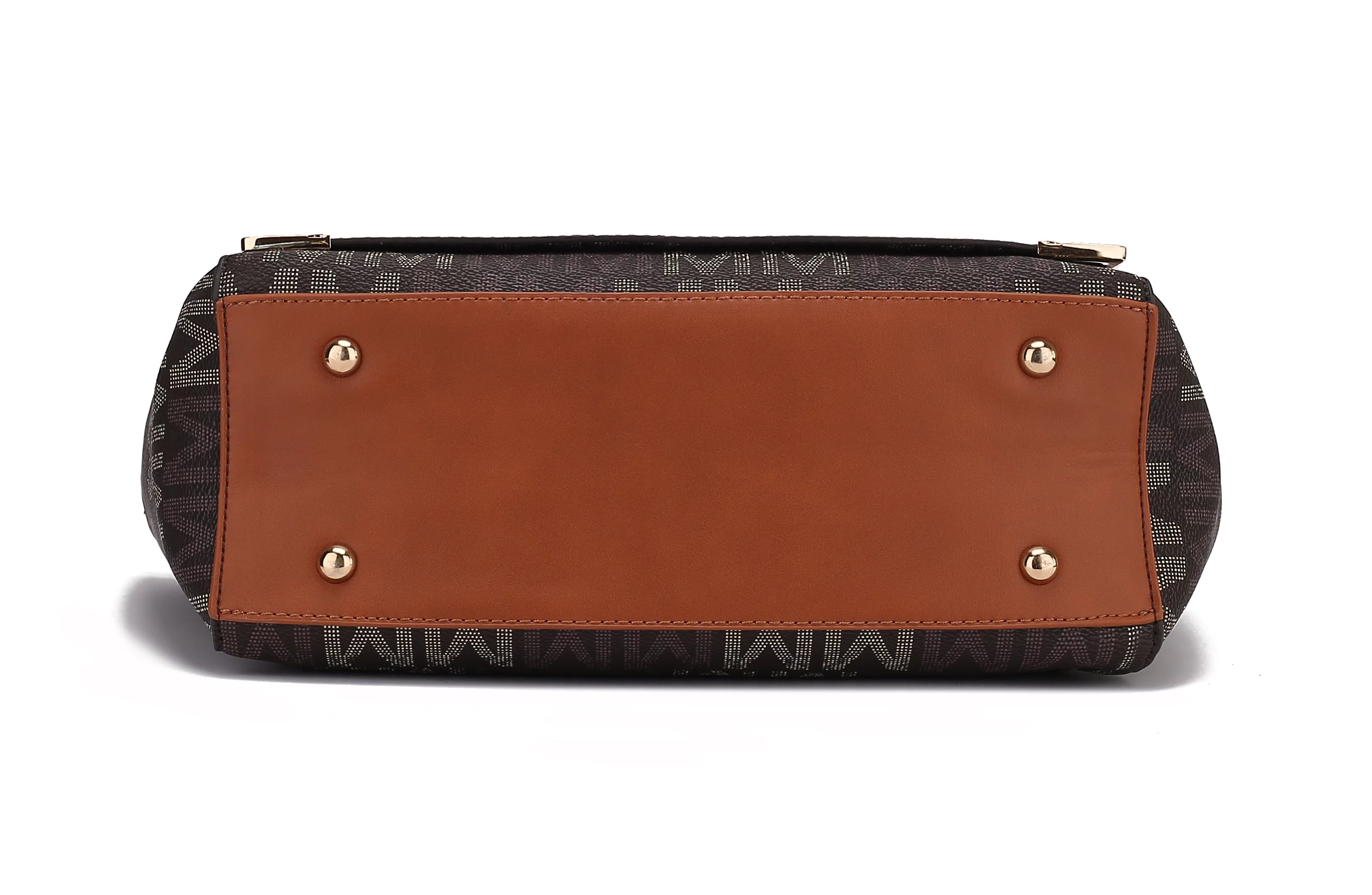 MKF Collection Women’s Lady Tote, Mini Tote and Wallet Handbag Set, 3-Piece, Black