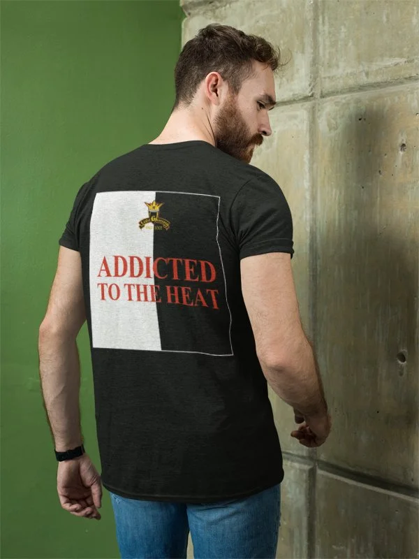 Eddie Guerrero Addicted to the Heat Championship Belt Mens Black T-shirt L