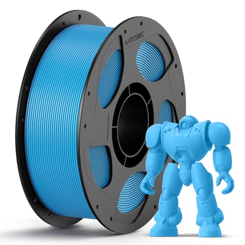 ANYCUBIC PLA+ 3D Printer Filament Bundle, PLA Plus 1.75mm Dimensional Accuracy +/- 0.02mm, Fit Most FDM 3D Printers, 1KG Spool, 2KG Gray+Gray