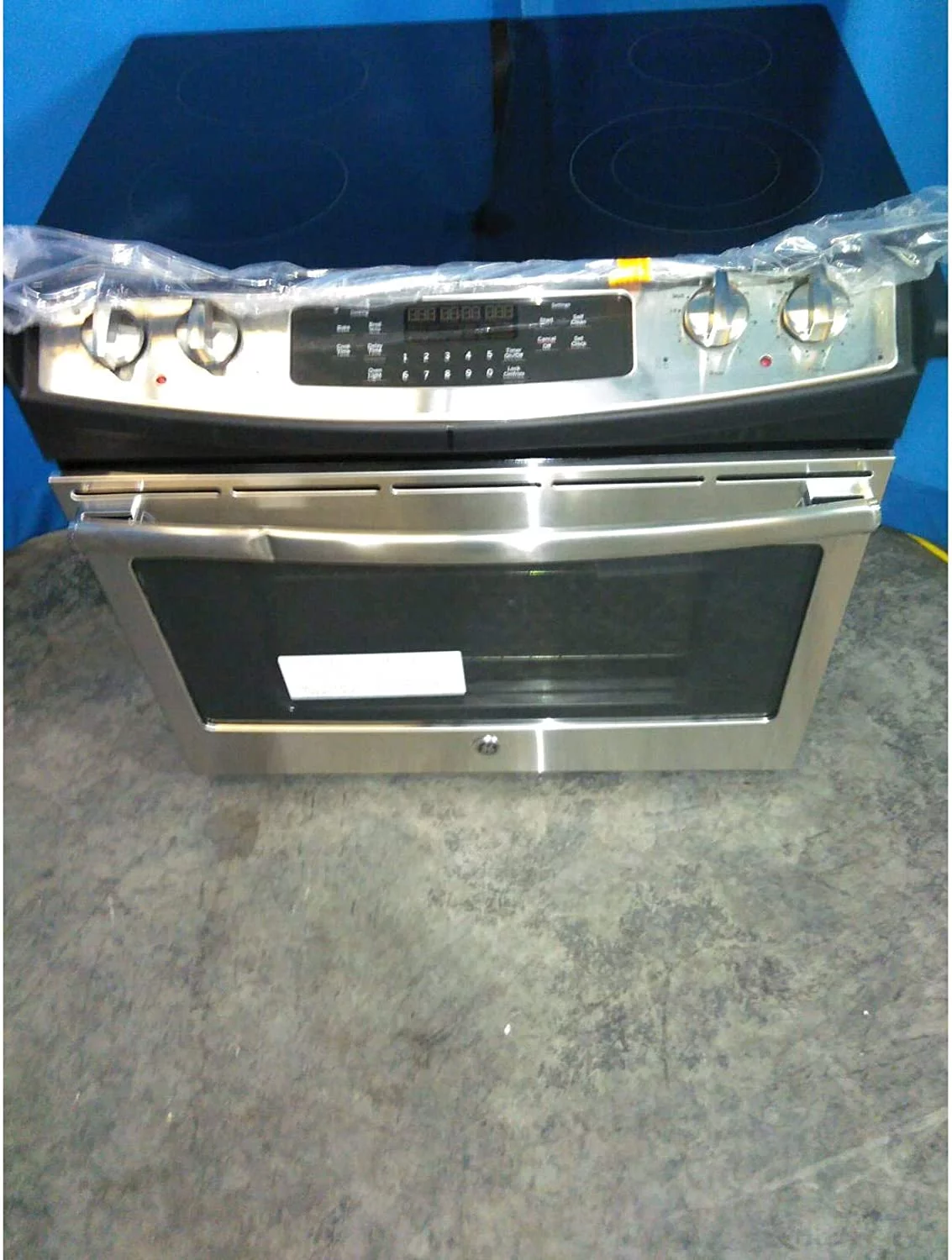GE JD630SFSS 4.4 Cu.Ft. Stainless 4 Burner Drop-In Electric Range