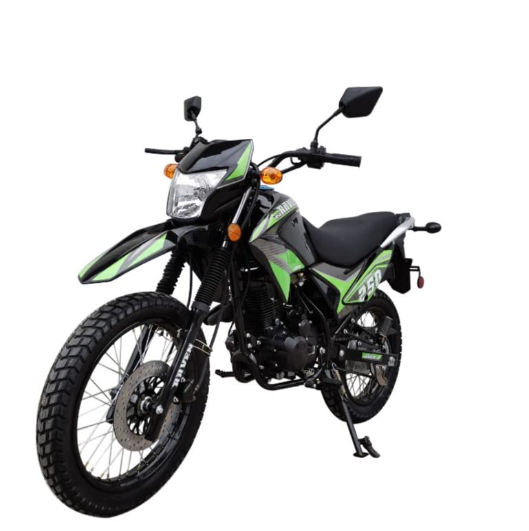 HHH 250cc Scooter Dirt Bike Vitacci Raven XL 250 Enduro Street 250cc Motorcycle Dual Sports Enduro Bike - Choose Your Color