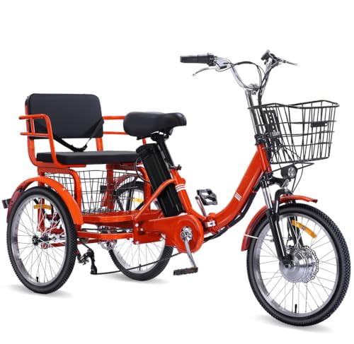 Adult Electric Tricycle Adult Tricycle 3 Wheel Bikes Adults Electric Three Wheel Bike