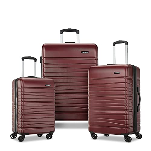 Samsonite Evolve SE Hardside Expandable Luggage with Double Spinner Wheels, Bass Black, Carry-on