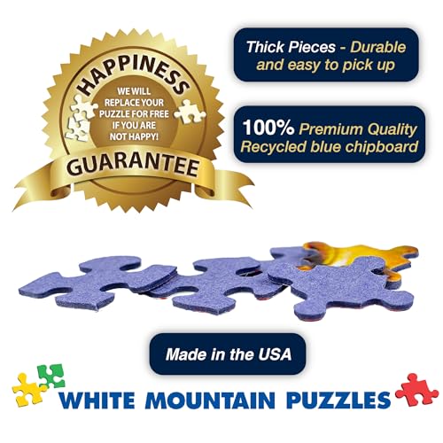 White Mountain Puzzles Delivering Gifts - 500 Piece Jigsaw Puzzle
