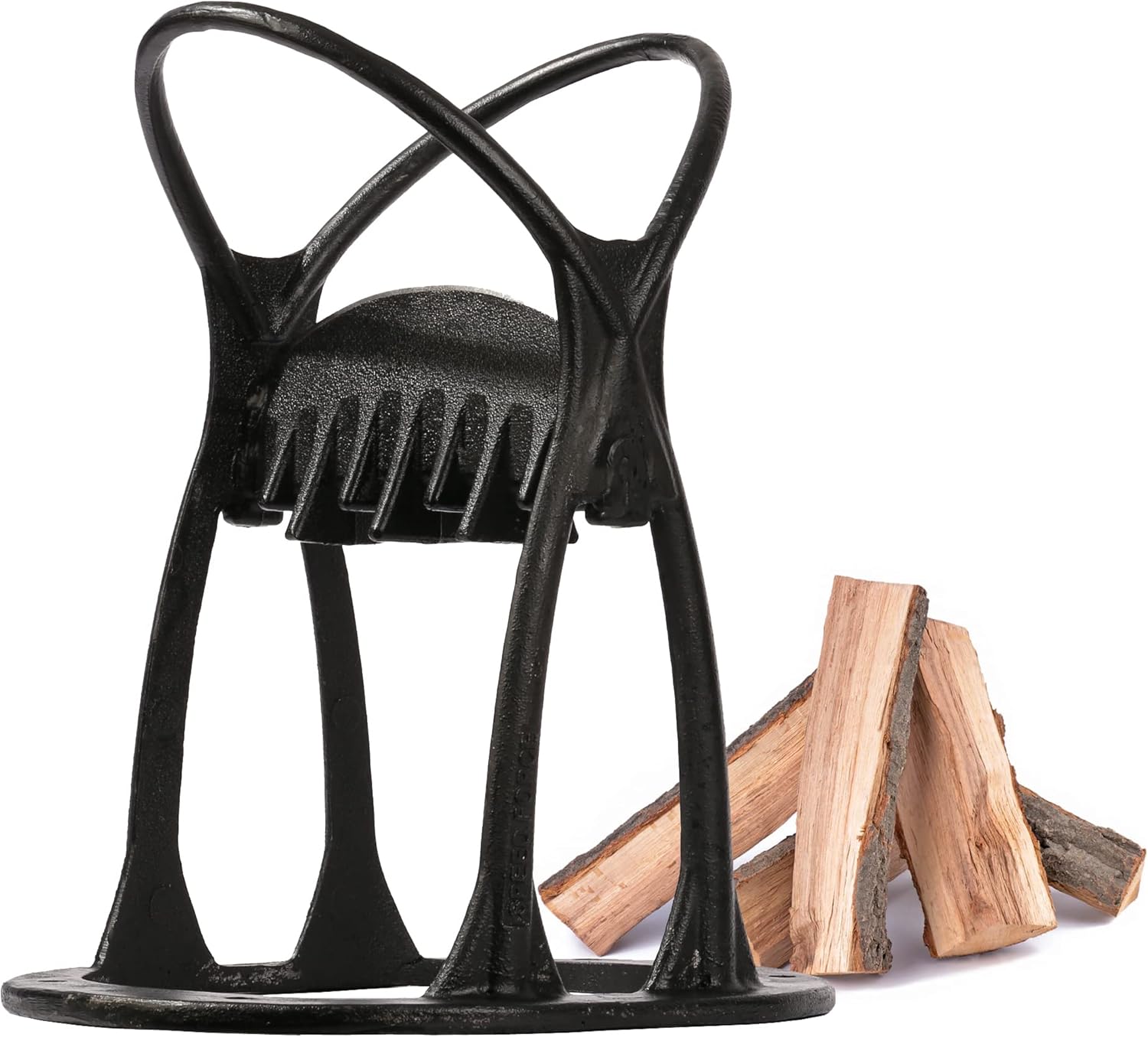 SPEED FORCE Firewood Splitter-Kindling Splitter-Log Splitter-Wood Splitter-Kindling Cracker – No Axe！Manual Log Splitter Wedge Made from CAST Steel Pack of 2