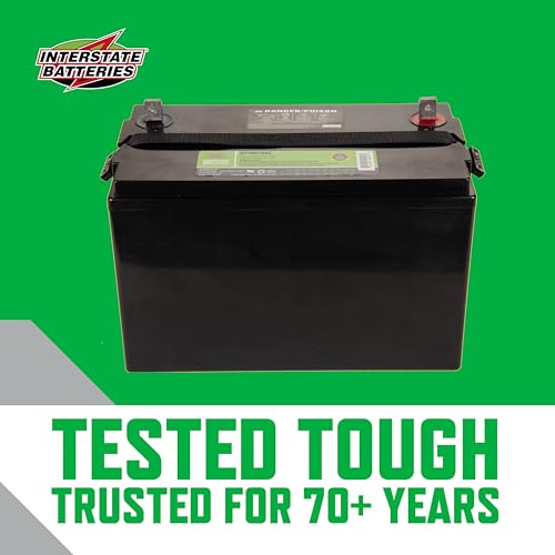 Interstate Batteries 12V 35AH Sealed Lead Acid (SLA) AGM Deep Cycle Battery (DCM0035) Insert Terminals
