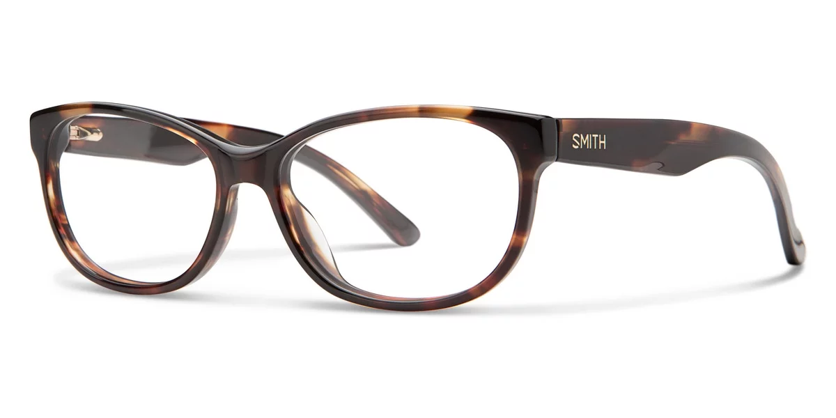 Smith Full Rim Cat Eye/Butterfly Dark Havana Eyeglasses