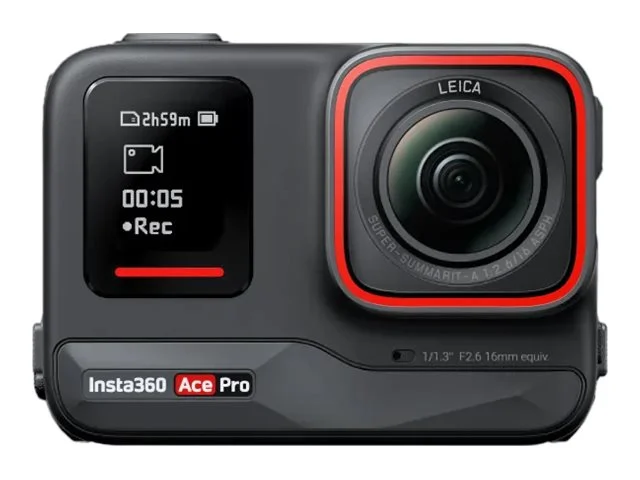 Insta360 Ace Pro - Action camera - 8K / 24 fps - Leica - Wi-Fi, Bluetooth - underwater up to 30ft - black