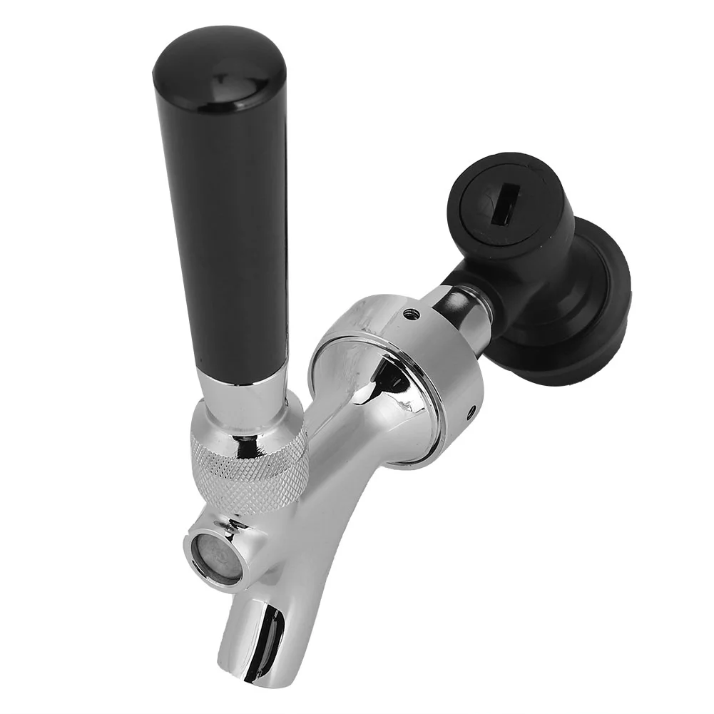 G5/8 Non?Ajustable Homebrew Beer Keg Tap Beer Draft Faucet Kit Brewing Accessory for Home Bar Pub