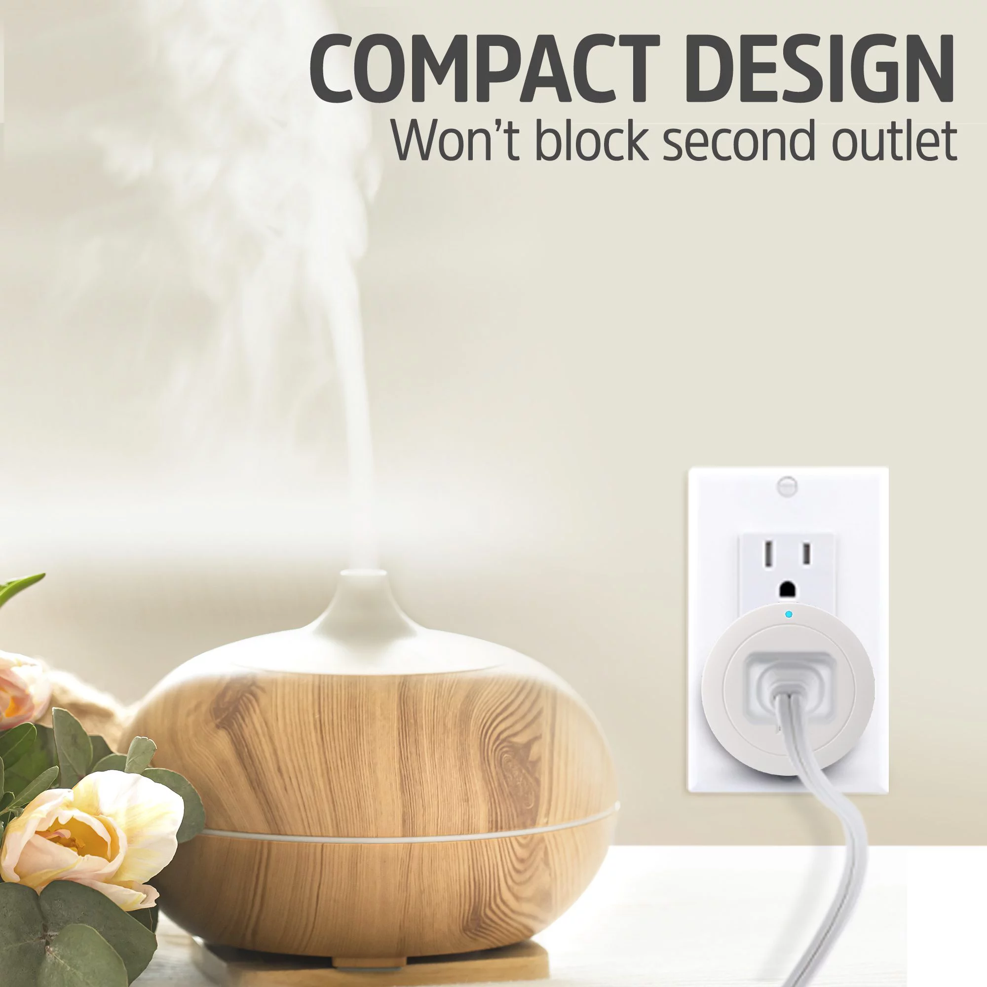 Xtreme Connected Home 4 Pack Smart Wifi Plug 10amp - Voice Control, Schedules, Remote Control, No Hub Required