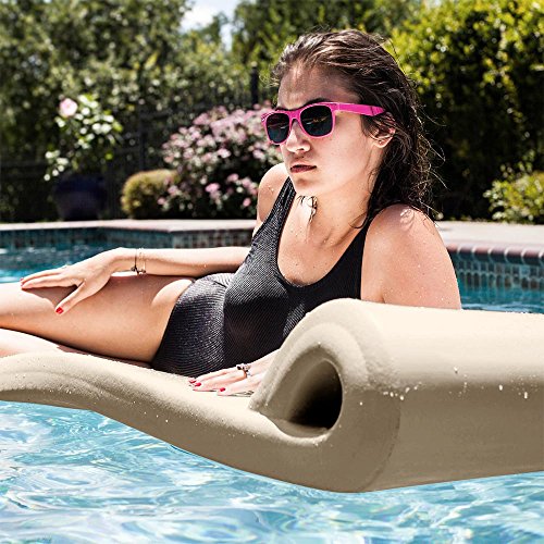 TRC Recreation White Ultimate Foam Pool Float, Made in USA