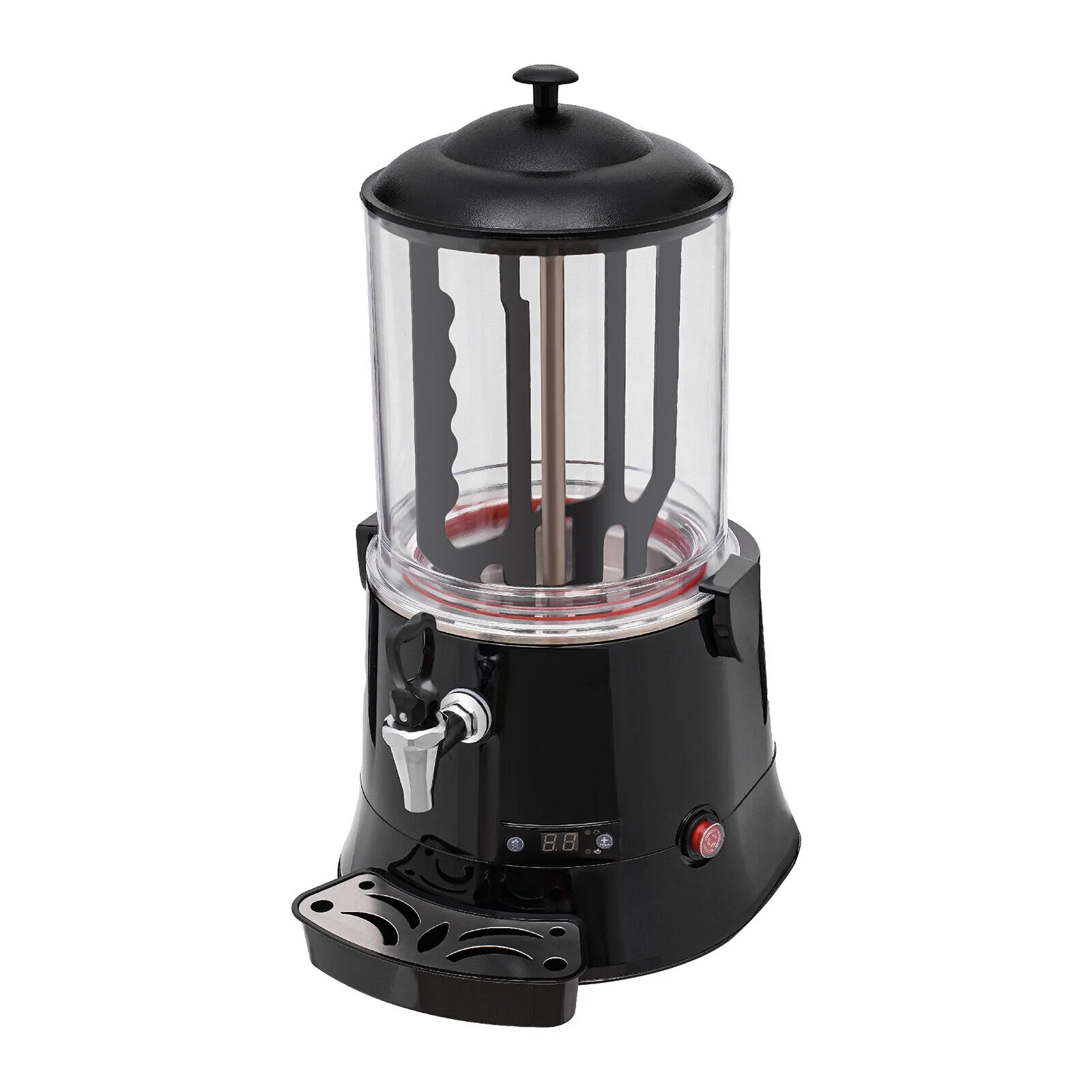 Commercial Hot Chocolate Dispenser Cocoa Milk Heating Beverage Dispenser 10L Water Dispenser