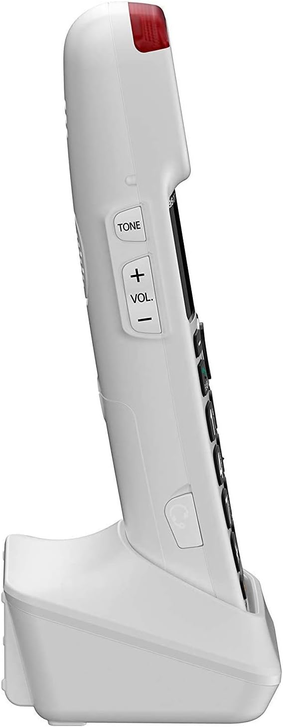 Panasonic KX-TGM420W + (2) KX-TGMA44W Amplified Cordless Phone with Digital Answering Machine Expandable upto 6 Handsets and Voice Volume Booster 40 dB