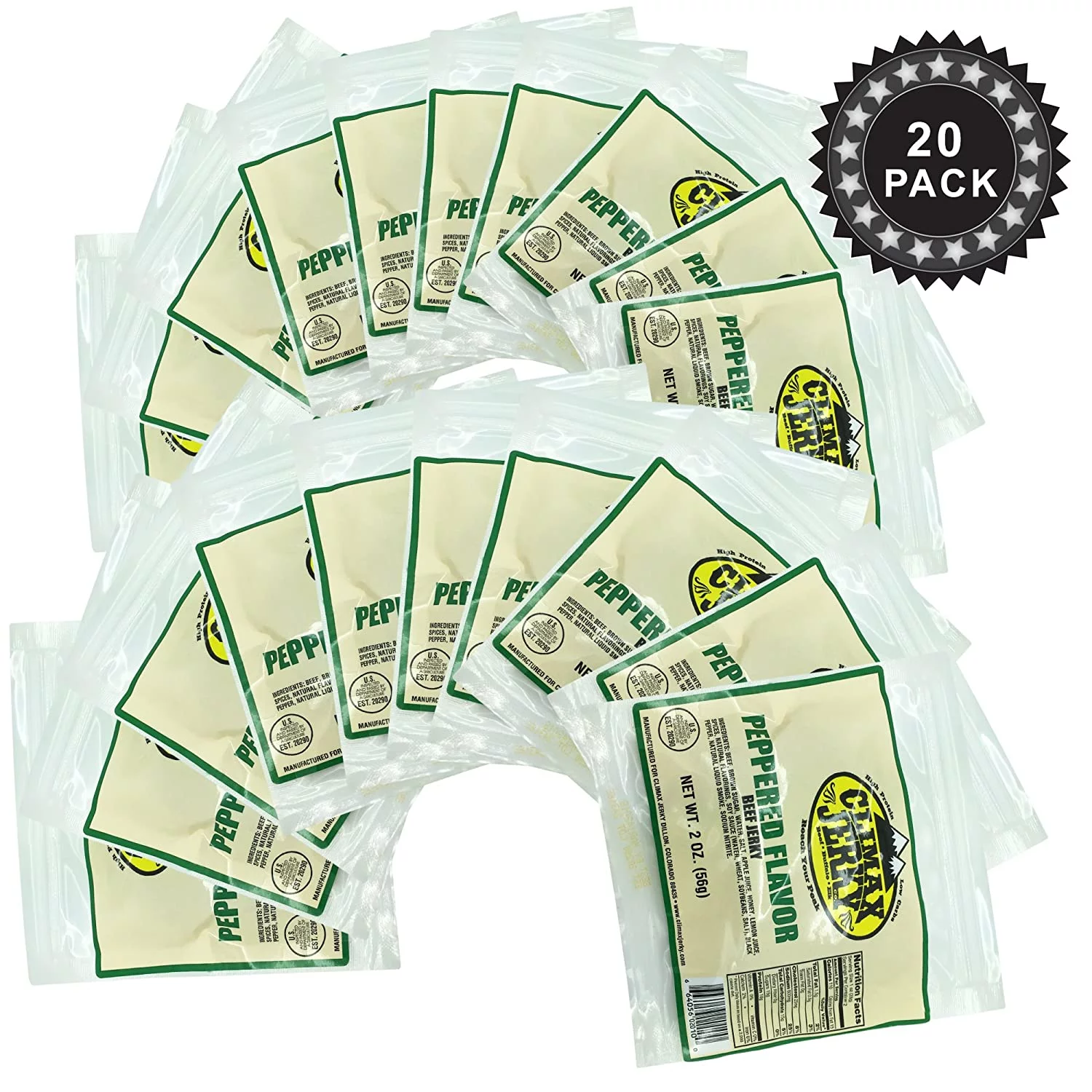 Climax Premium Beef Pepper 2 OZ. Beef Jerky