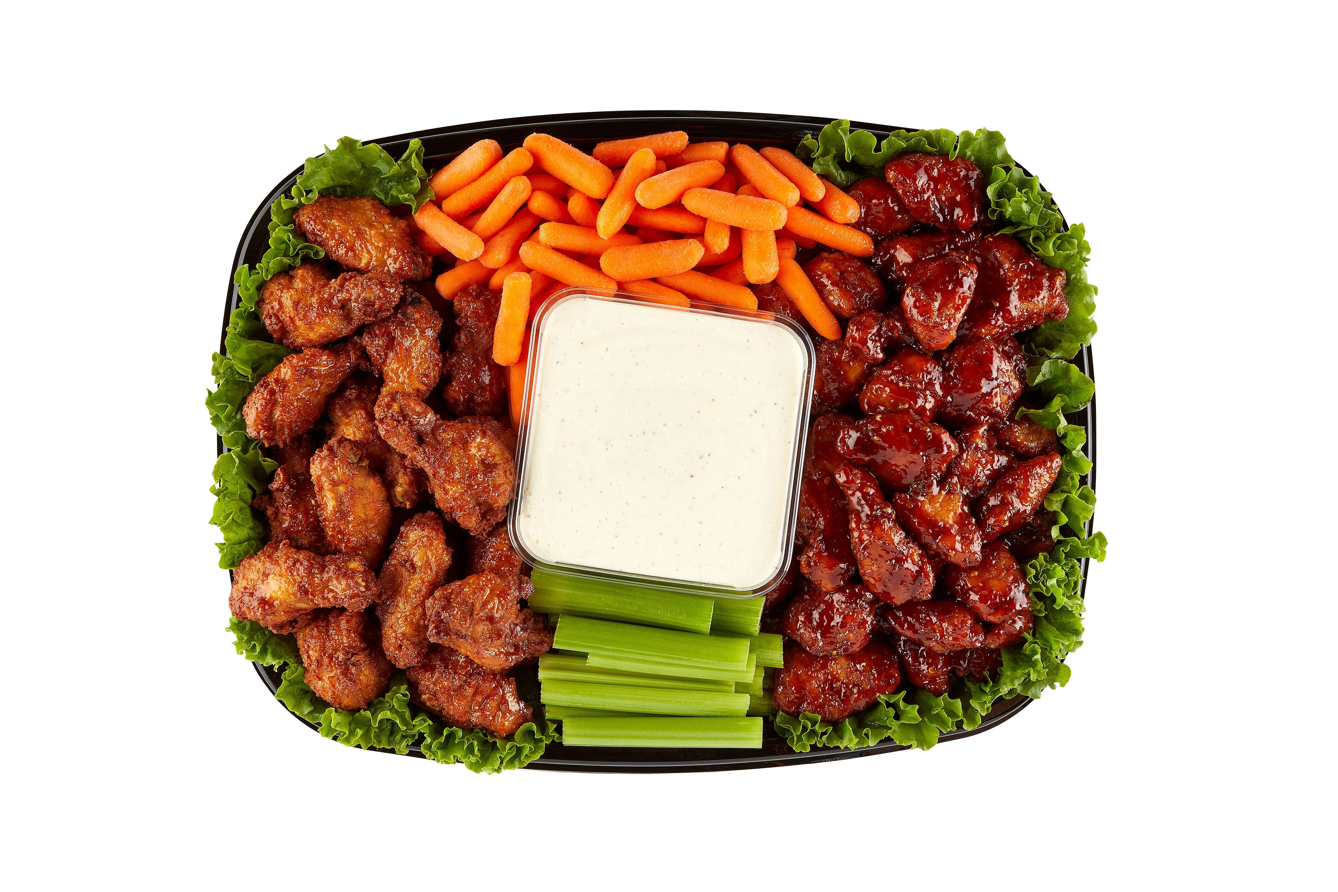 Freshness Guaranteed Fresh, Hot & Ready-to-Eat Chicken Wing Party Tray, Various Sizes