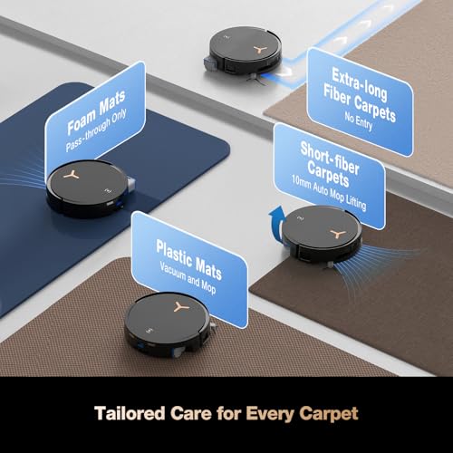 ECOVACS DEEBOT T50 MAX PRO Omni Robot Vacuum and Mop, 18,500Pa Suction, 18mm Auto-Lift, ZeroTangle &TruEdge 2.0, AIVI 3.0 Obstacle Avoidance, Auto Hot Water Mop Wash/Dry/Refill, Self-Emptying