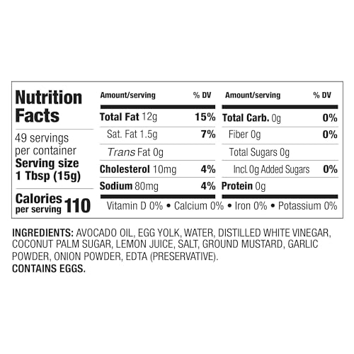 BetterBody Foods Avocado Oil Mayonnaise, Non-GMO Mayo Spread Made with Cage-Free Eggs, Paleo (28 Ounces) (Pack of 2)