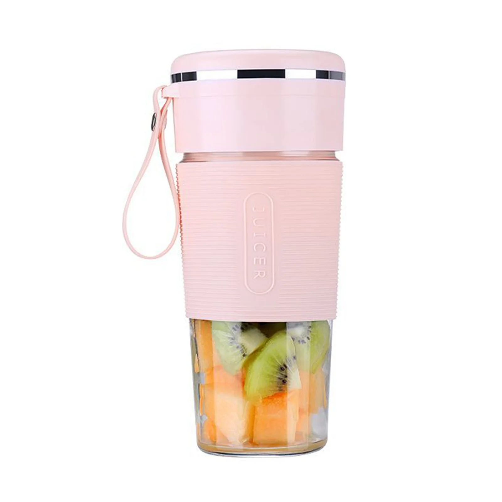 Electric Juicer Cup Portable USB Rechargeable Fruit Smoothies Mixer Portable