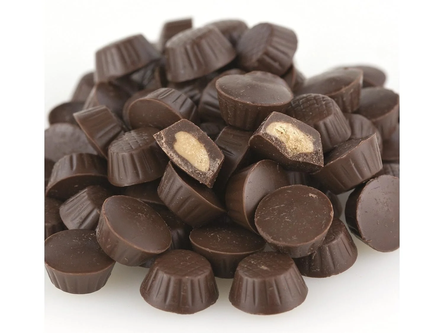 No Sugar Added Mini Butter Cups Milk Chocolate 2 Pound