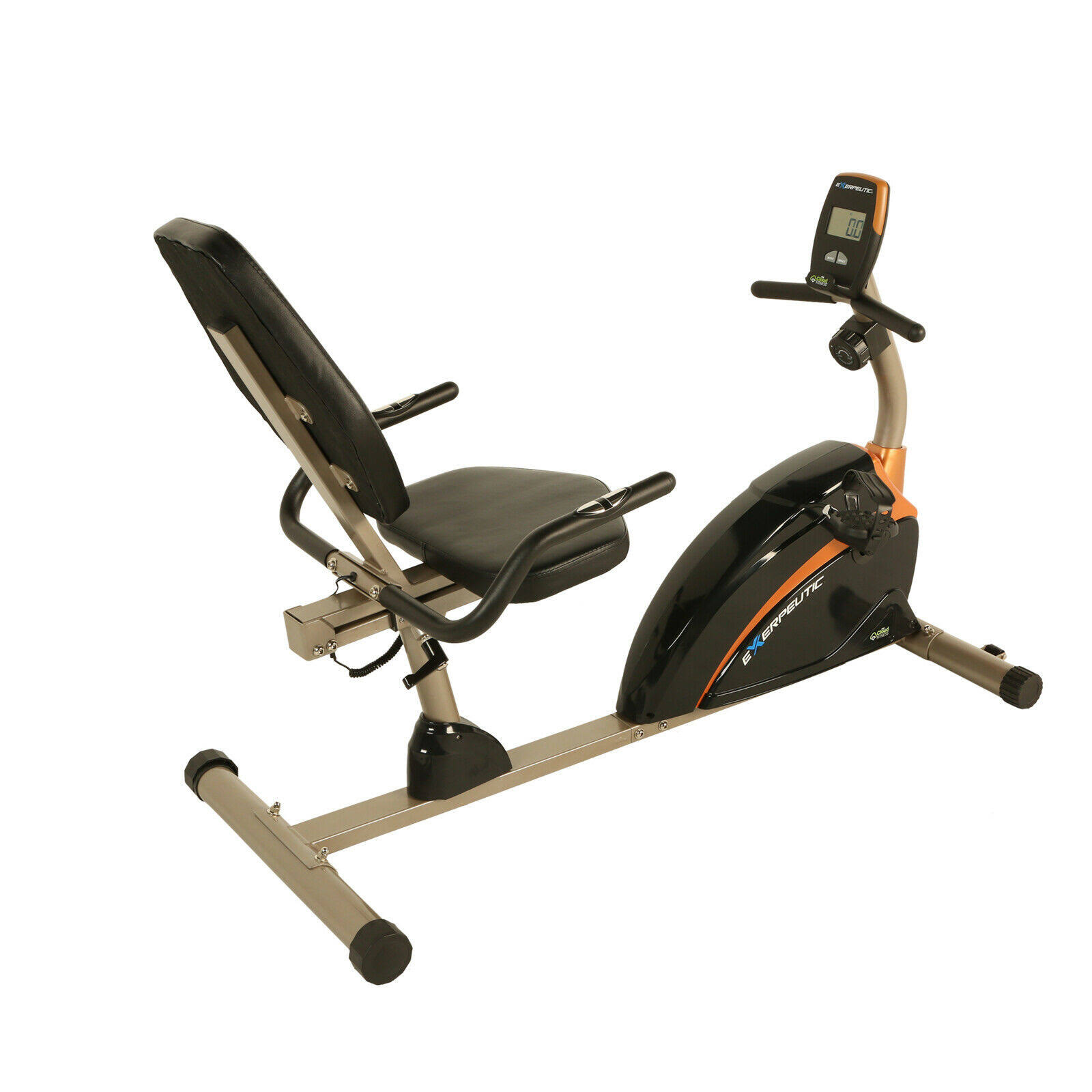 Exerpeutic High-Capacity Recumbent Bike with Bluetooth
