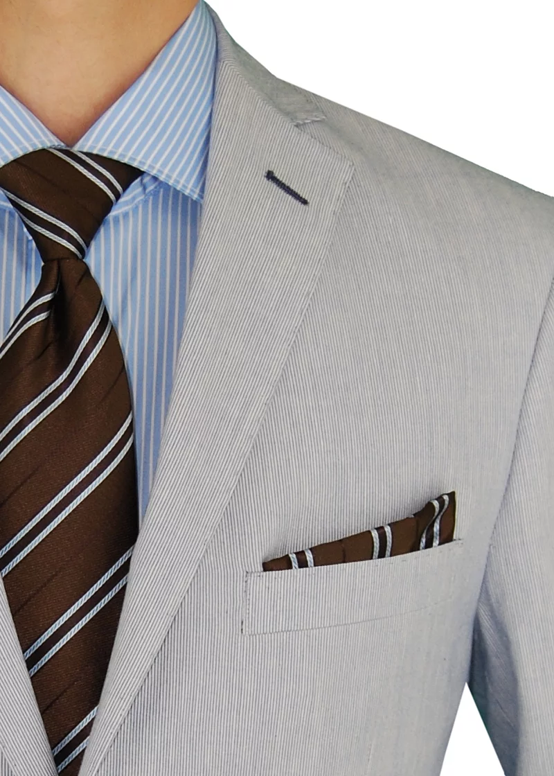 DTI BB Signature Italian Mens 2 Button Trim Fit Suit Center Vent Jacket Piece