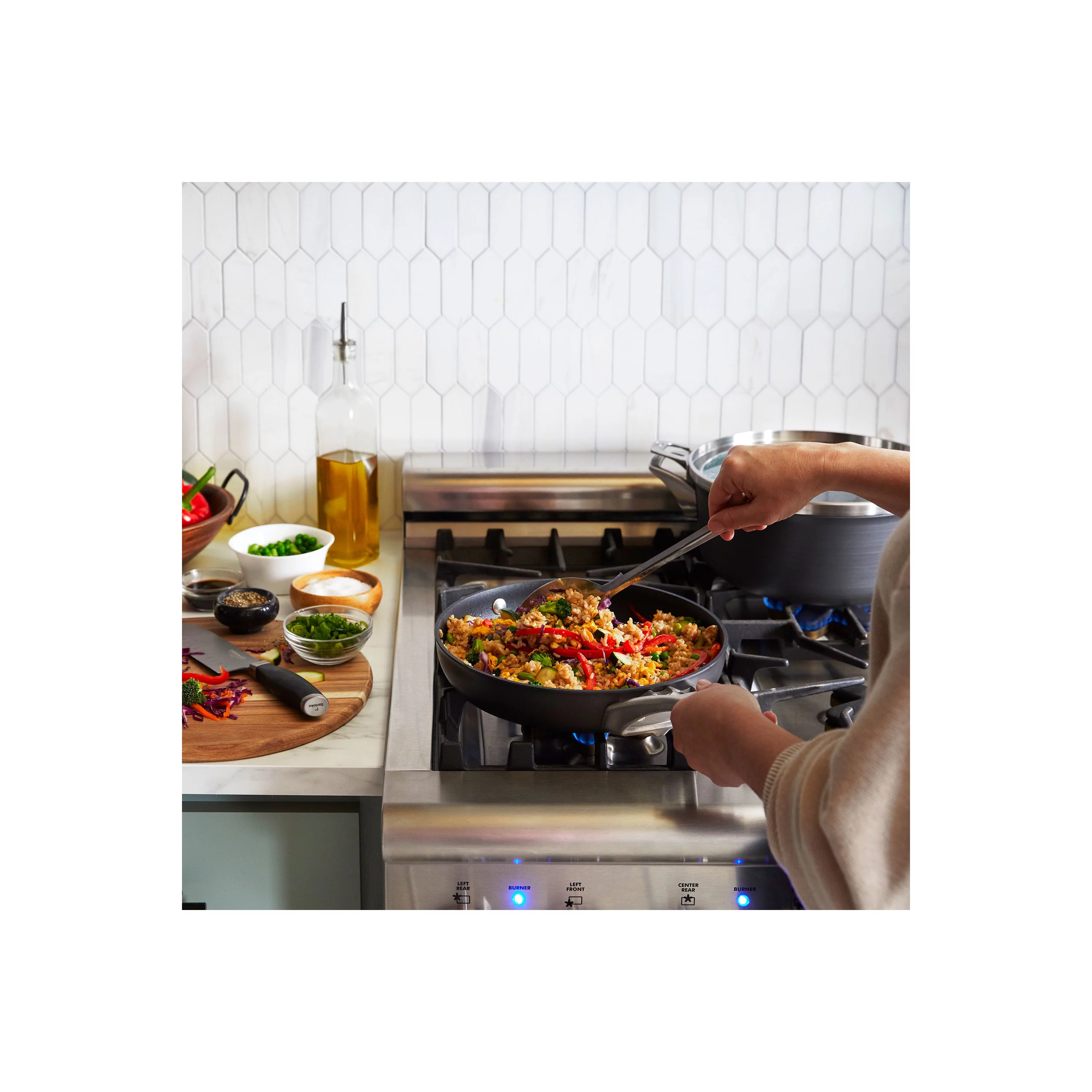 Calphalon Premier Space-Saving MineralShield Nonstick Cookware, 10-Piece Pots and Pans Set