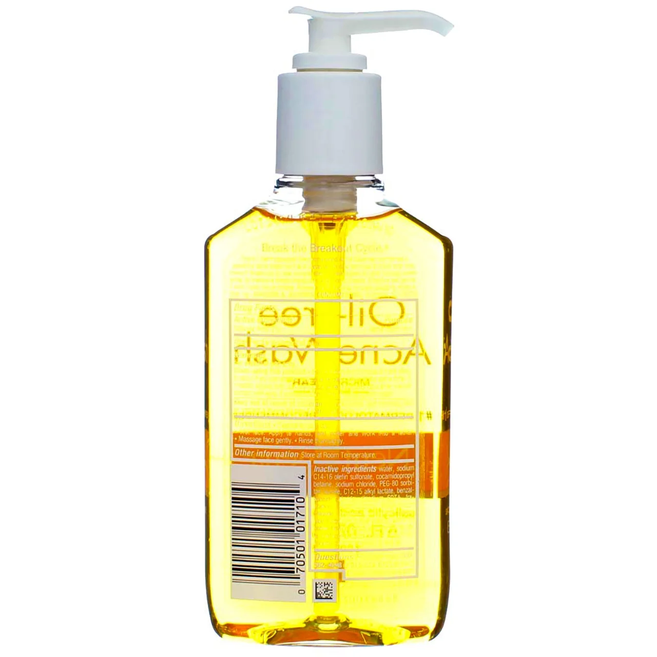 Neutrogena Oil-Free Acne Wash 6 oz (Pack of 6)