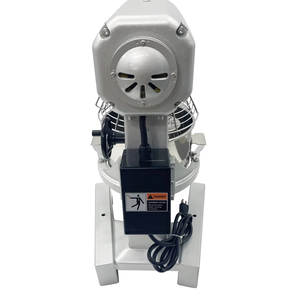 INTSUPERMAI Dough Kneading Machine Commercial Food Mixer 10L Gear Driven Bakery Blender