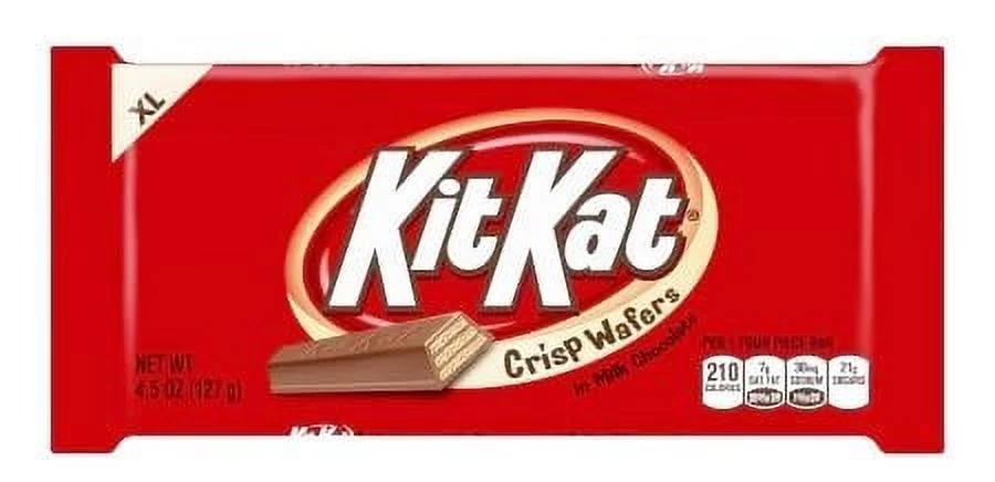 Kit Kat Crisp Wafers in Milk Chocolate Candy Bar - XL 4.25 oz. (Pack of 6)