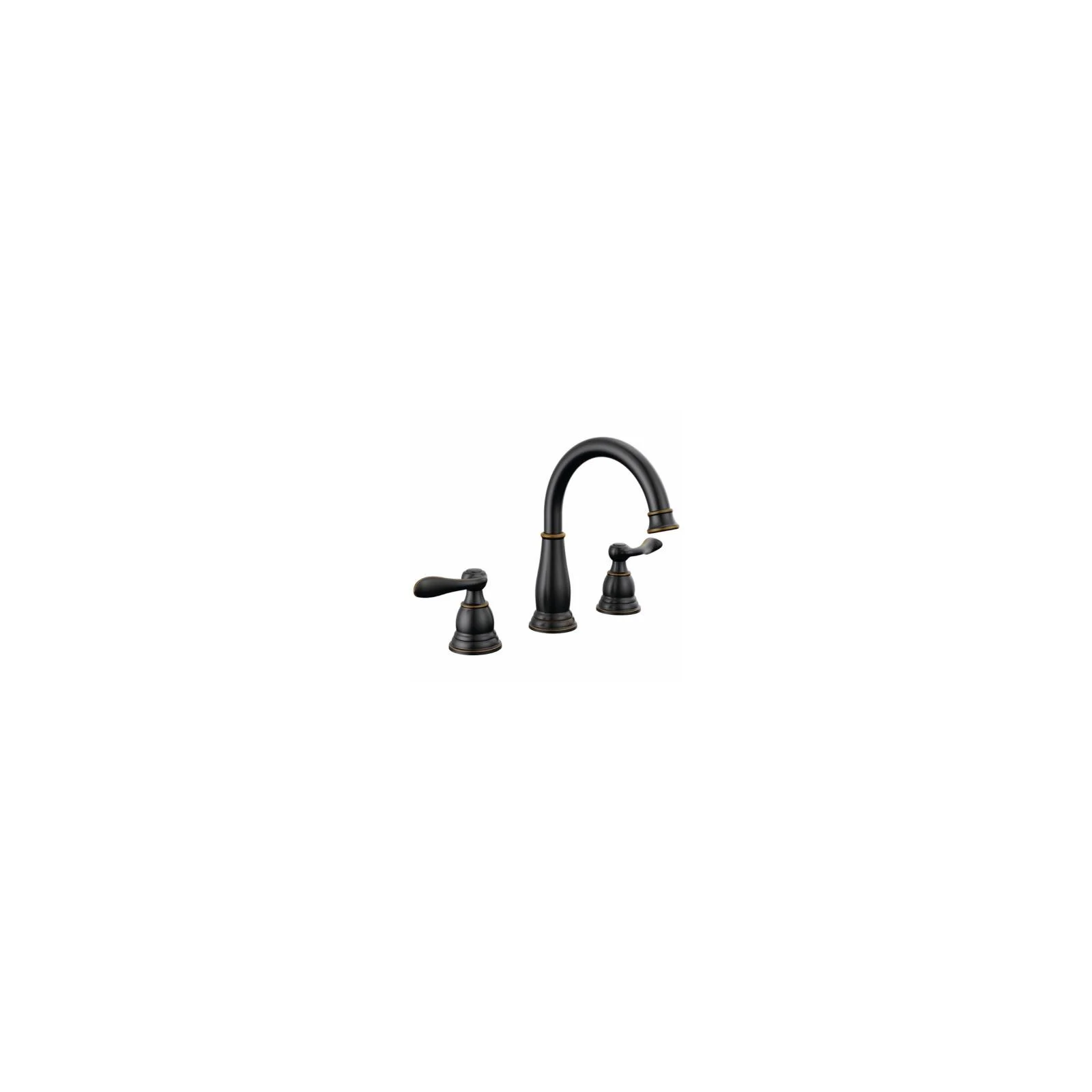 Delta 35896LF-OB Windemere Two Handle Bathroom Faucet, Widespread, Oil Rubbed Bronze - Quantity 1