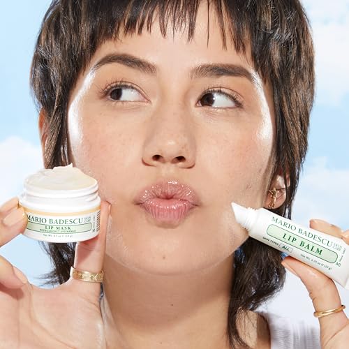 Mario Badescu Lip Mask, Overnight Lip Treatment Enriched With Skin Softening Coconut Oil and Hydrating Shea Butter
