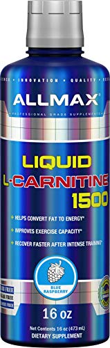 ALLMAX Nutrition Liquid L-Carnitine 1500, Fruit Punch, 16 oz (473 ml)