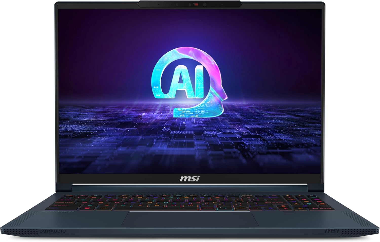 MSI Stealth 16 AI Studio Gaming Laptop (Intel Ultra 9-185H 16-Core, 64GB DDR5 5600MHz RAM, 8TB PCIe SSD, GeForce RTX 4070, 16.0