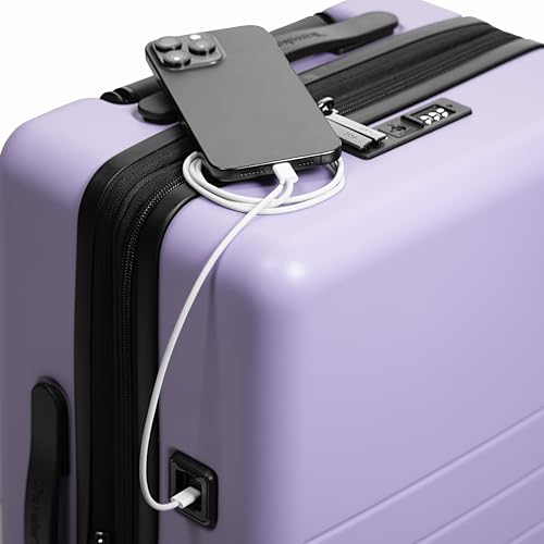 Traveler's Choice Markham Hardside Expandable Luggage with Double Spinner Wheels, Carry-On 21-Inch Suitcase, Green