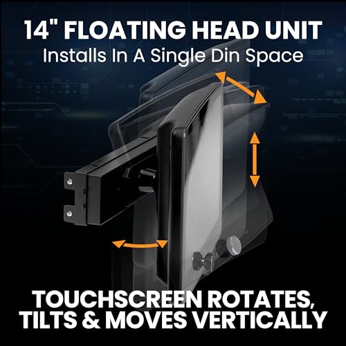 BOSS Audio Systems BVCP9700A-FL Single DIN Car Stereo Wireless Apple CarPlay, Android Auto, 7 Inch Touchscreen, Bluetooth, AM/FM Radio Receiver