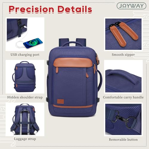 Joyway Expandable Carry on Luggage Sets Airline Approved, Lightweight Hard Shell 20 Inch Carry-on Suitcase with Spinner Wheels