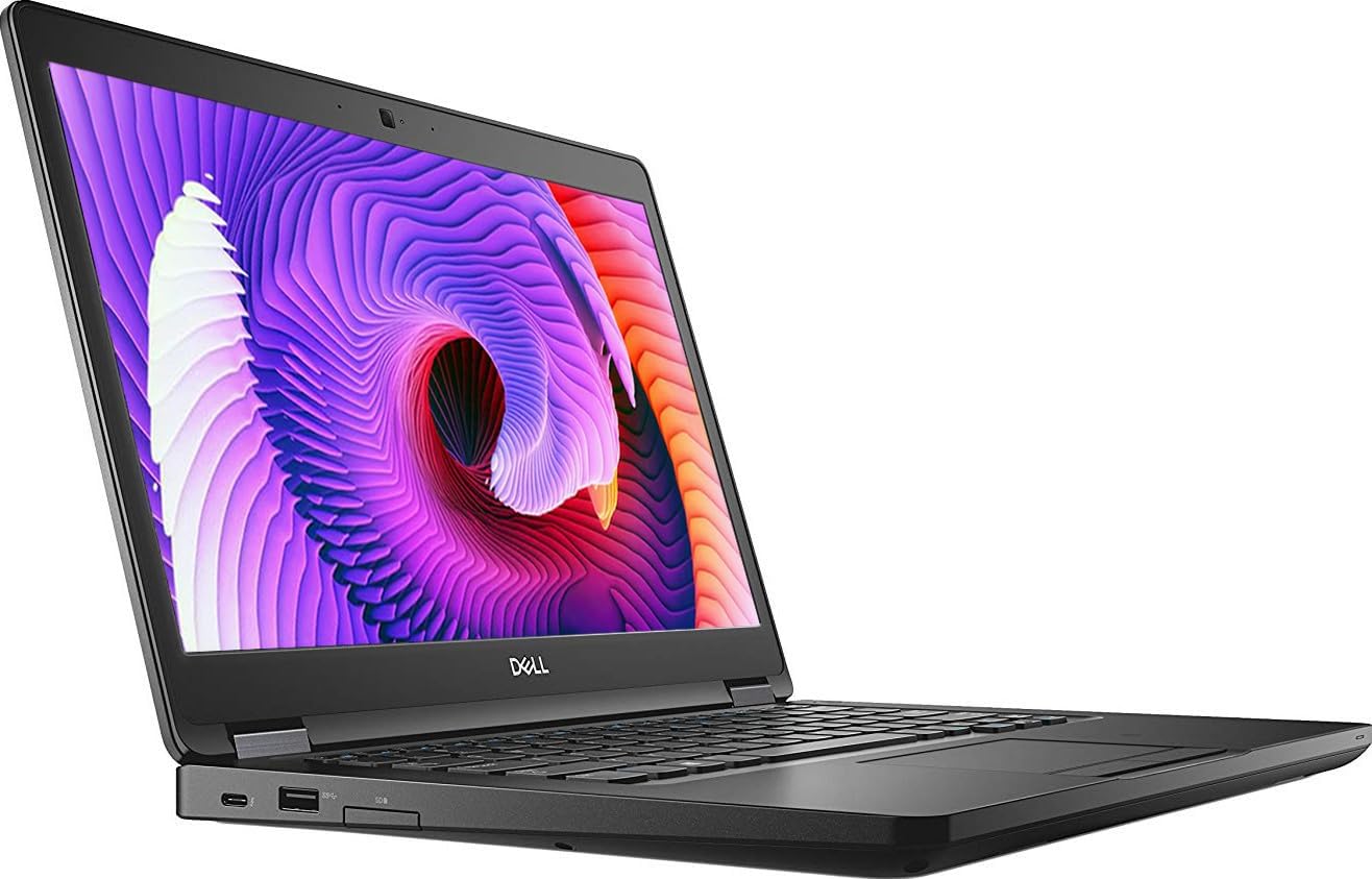 Dell Latitude 5580 Business Laptop HD 15.6 Inch Notebook PC, Intel Core i5-6300U,16GB RAM, 256GB SSD, Camera, WiFi, HDMI, Type C, Blackitkey Windows 10 Pro (Renewed)