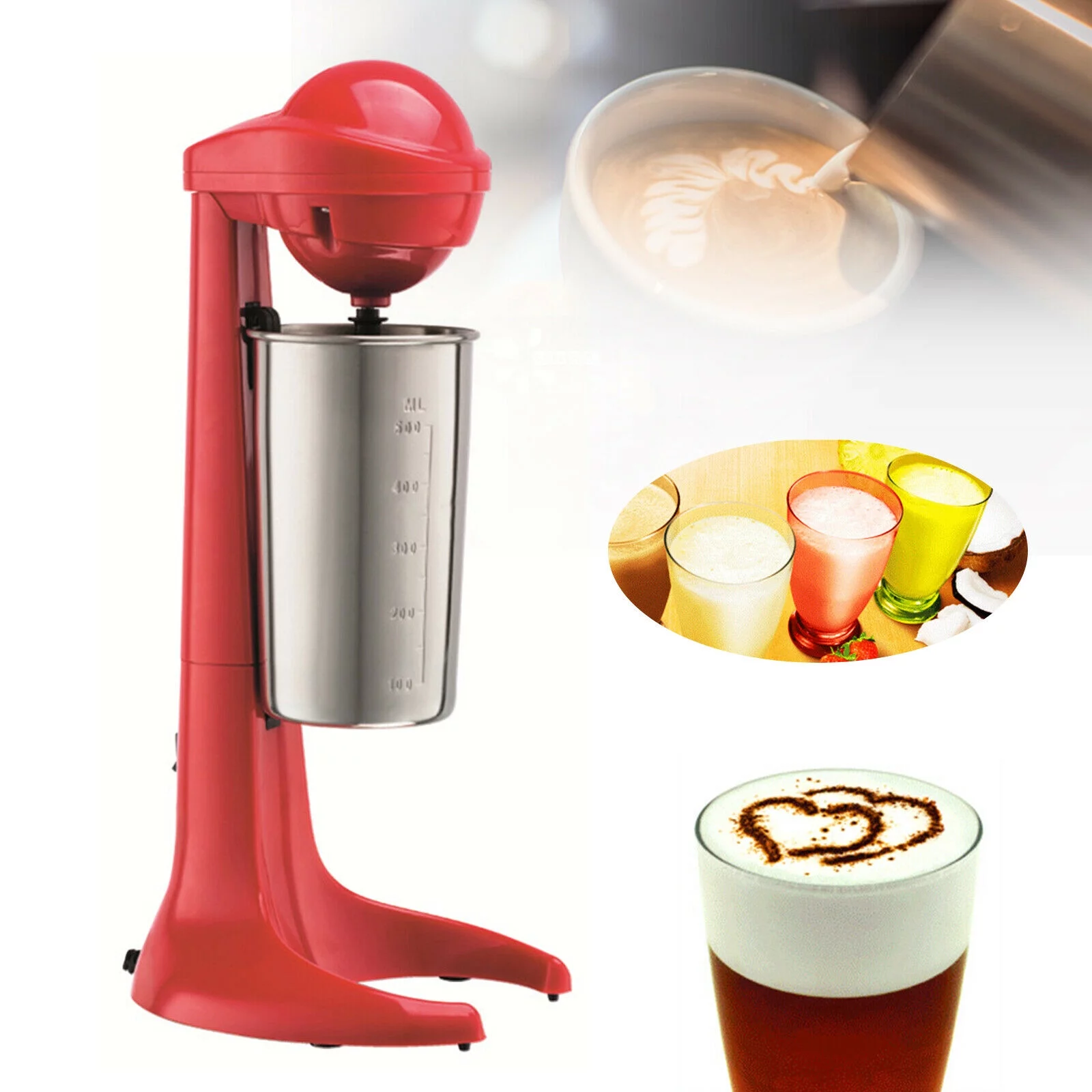 Electric Milk Shaker Maker Commercial Drink Mixer Smoothie Milk Shake Machine