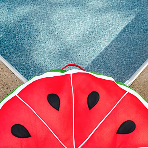 Big Joe Fruit Pool Floats, No Inflation Needed, Quick Draining Fabric, Round Loungers and Pool Noodles