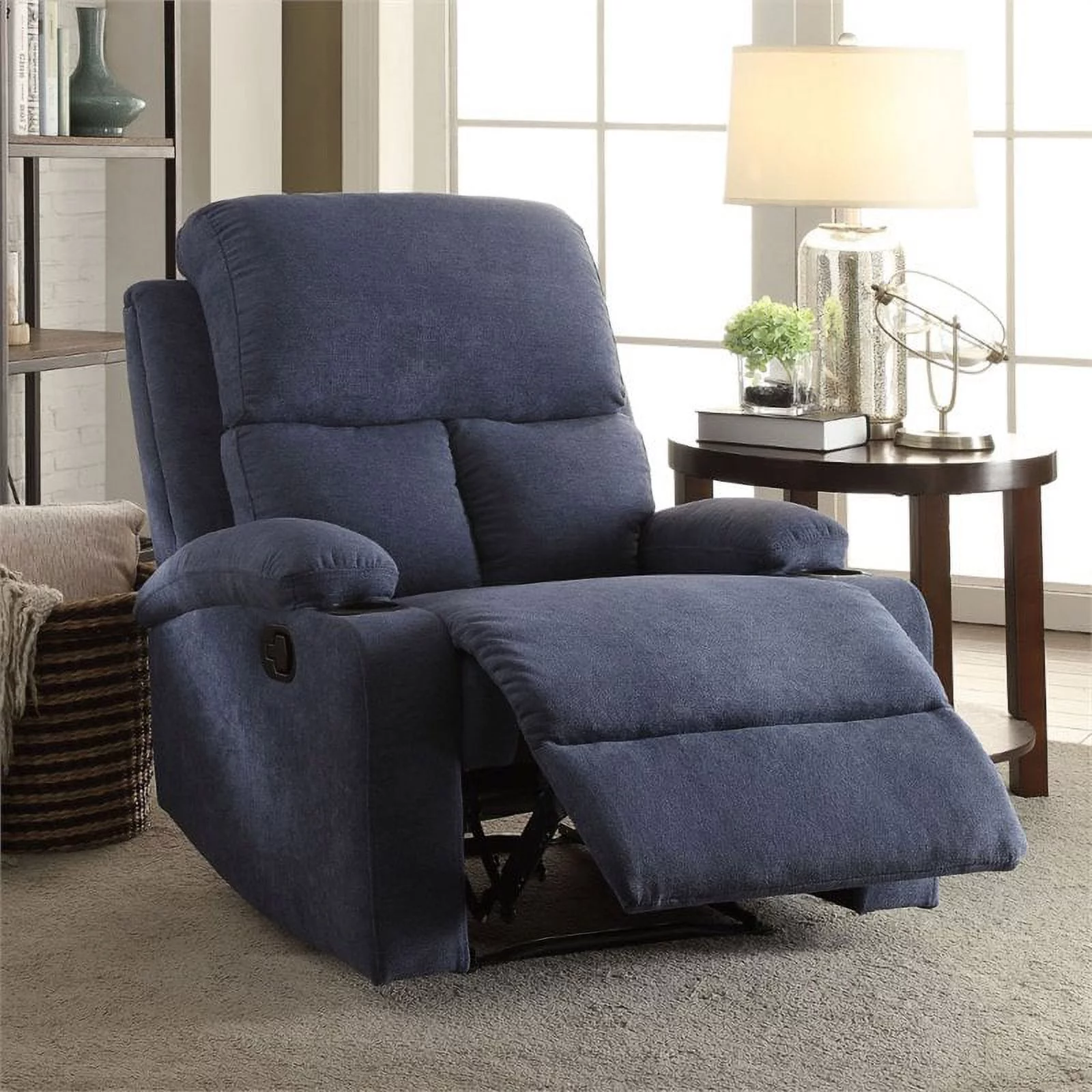 Bowery Hill Recliner in Blue