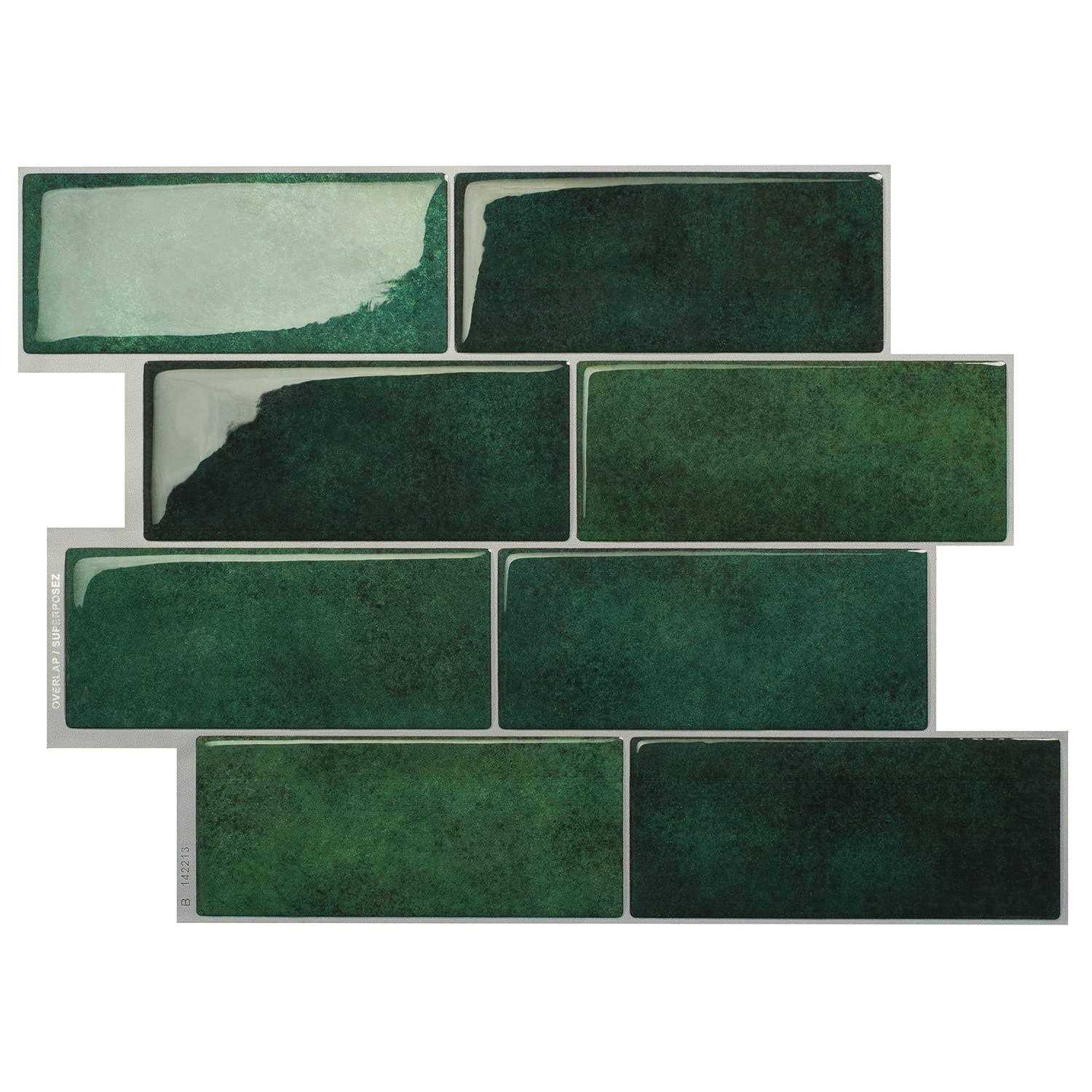 SMART Tiles Peel and Stick Backsplash 5 Sheets of 11.56 x 8.38