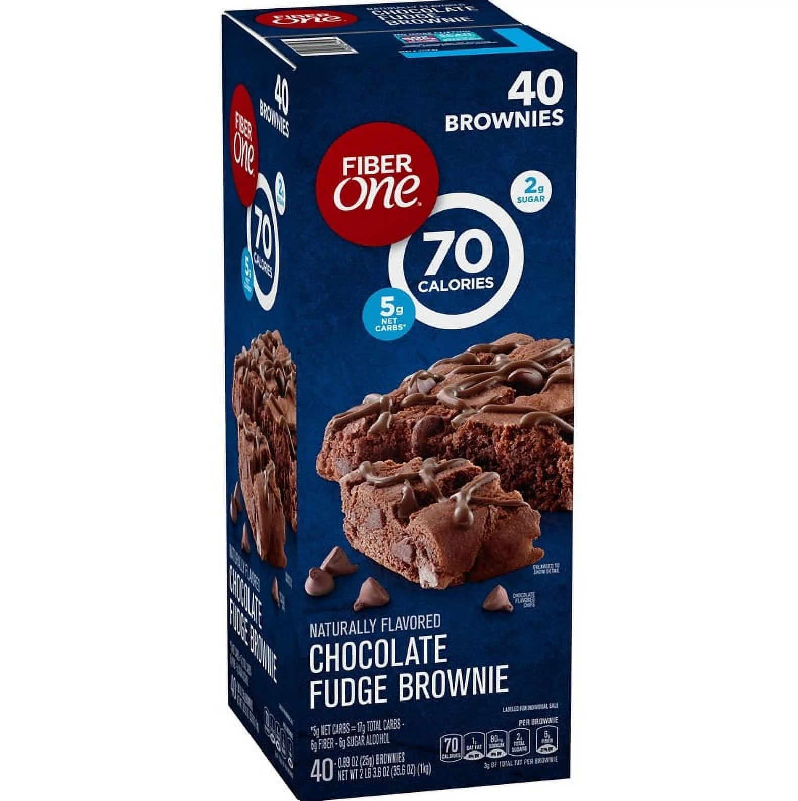 Fiber One Chocolate Fudge Brownies (0.89 oz., 40 pk.)
