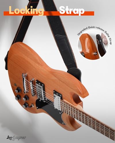 Leo Jaymz DIY Single Cut Electric Guitar Kits with Mahogany Body and Neck - Rosewood Fingerboard and All Components Included (LP Hollow)