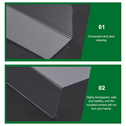 8 Pcs Partition Plate Clear Acrylic Purse Closet Shelf Organizer Wardrobe Dividers Acrylic Dividers for Closet Magnetic Shelves Clothes Separators Wood Clothing Office Cupboard PVC