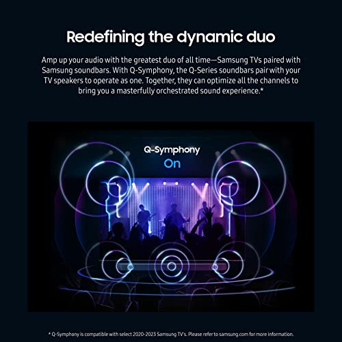 SAMSUNG HW-Q990C 11.1.4ch Soundbar w/Wireless Dolby Audio, Rear Speakers Included w/Q-Symphony, SpaceFit Sound Pro, Adaptive Sound, Game Mode Pro, Airplay 2, AVA, Alexa Built-in