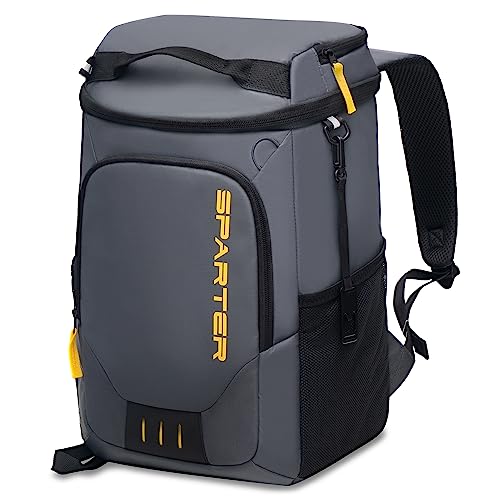 Backpack Cooler Insulated Leak Proof 30/45 Cans, 2 Insulated Compartments Thermal Bag, Portable Lightweight Beach Travel Camping Lunch Backpack for Men and Women