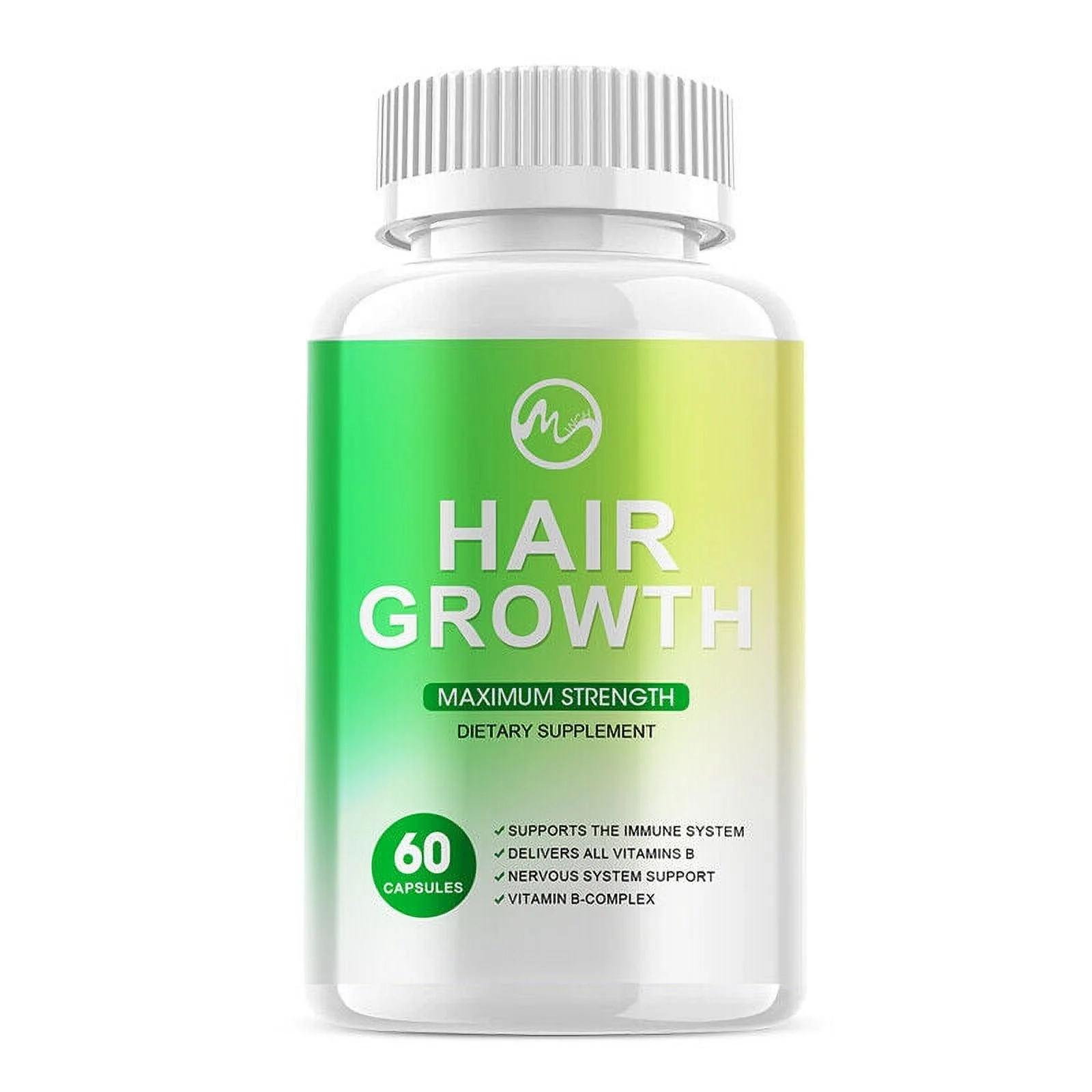 Minch Hair Growth Vitamins For Men Women Anti Hair Loss 60 Capsules